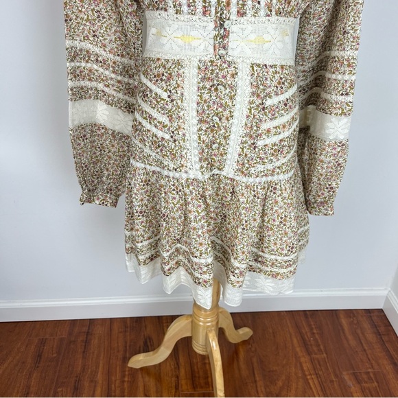 NWT Veronica Beard Addilyn Floral Long Sleeve Dress Size 4 - Picture 8 of 13